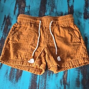Old Navy High Waist Orange Shorts Lightweight Casual